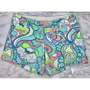 Lilly Pulitzer Callahan Short Sz 10 Conch Republic